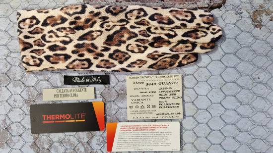 Lady Transfert Leopard Print in Thermolite Material